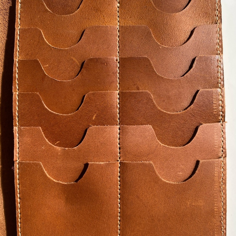 Leather clutch bag - handmade - Picture 6 of 7